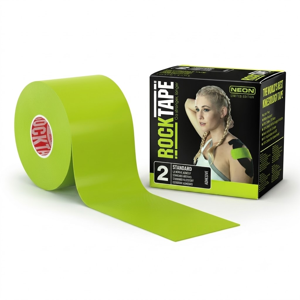IATROMED_Limited_Edition_RockTape_Standard_Roll_ Kinesiology Rock-Tape STD Neon Limited Edition - Image 1