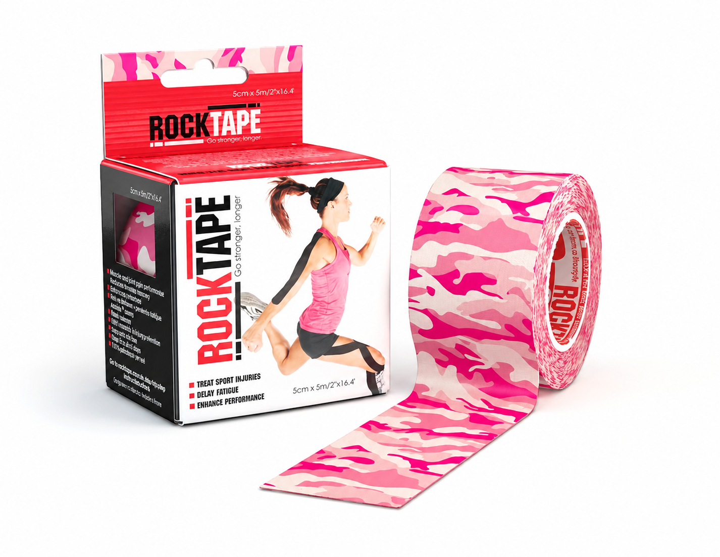 iatromed-rocktape-Pink Camo Kinesiology RockTape Pink Camo - Image 1
