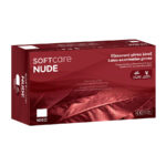 Γάντια Latex Soft Care NUDE χωρίς πούδρα - λευκά - Image 2