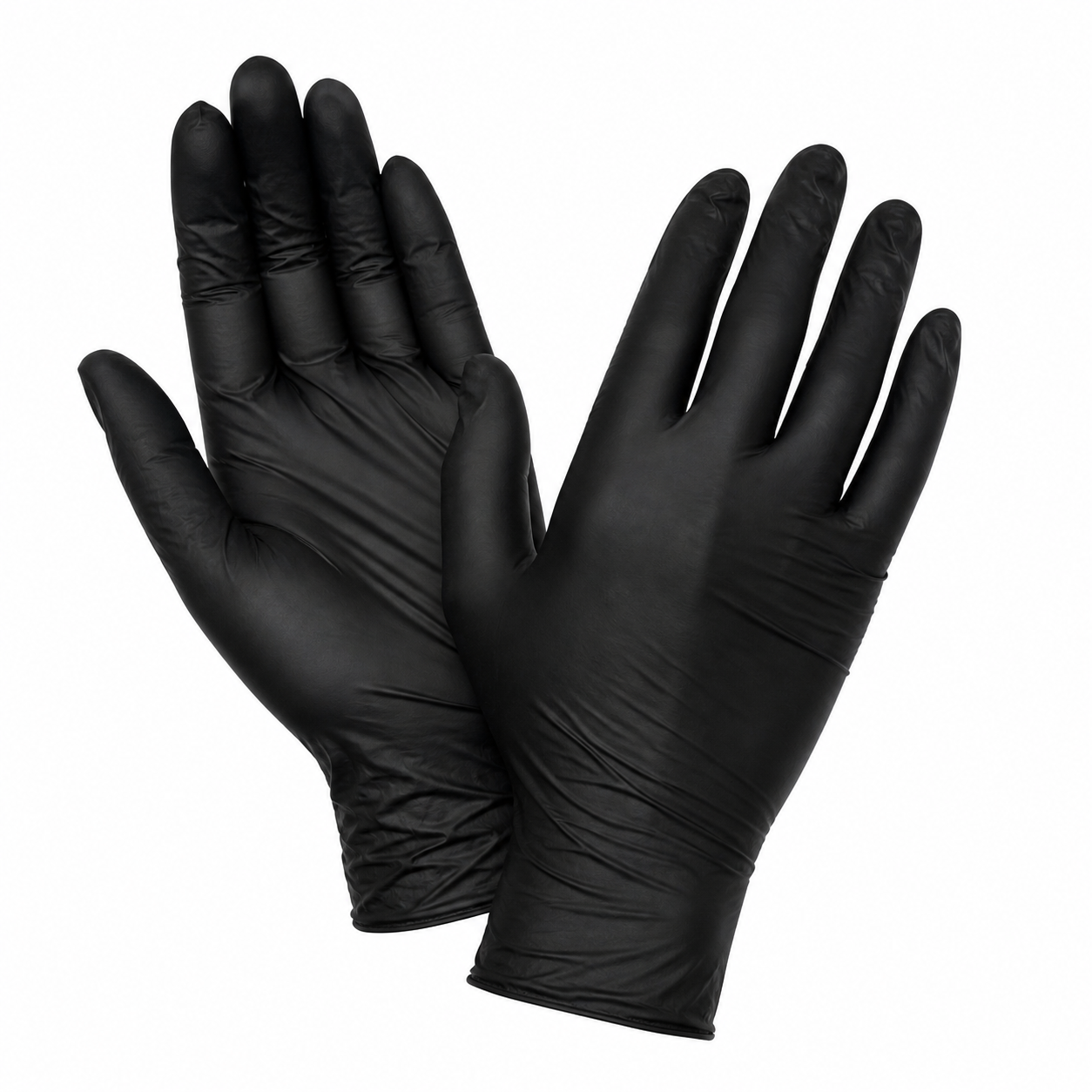 iatromed-black-gloves Γάντια Νιτριλίου Μαύρα - Image 1