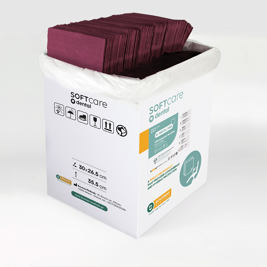 iatromed-bibs_bordeaux_900x900-900x900 Oδοντ. πετσέτα Soft Care Plus μπορντώ (500 τεμ) - Image 1