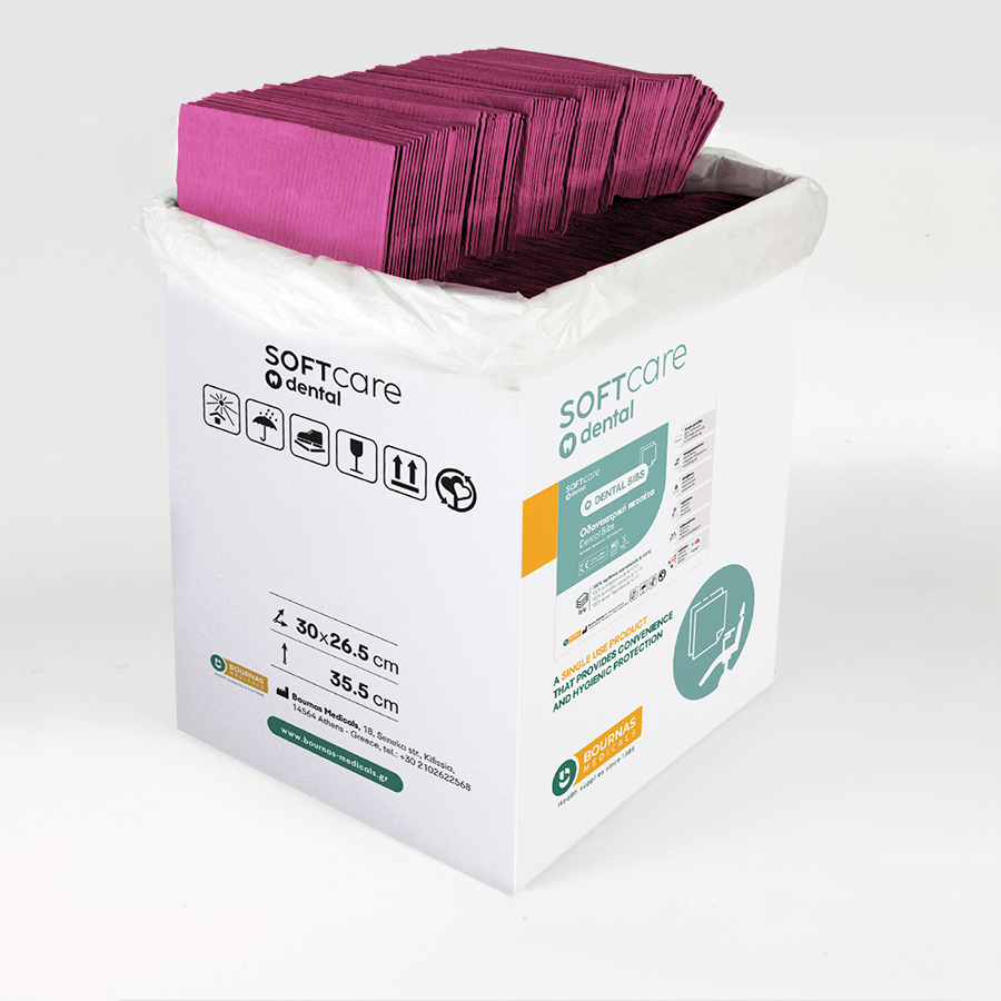 bibs_fuhscia_900x900-900x900 Oδοντ. πετσέτα Soft Care Plus φούξια (500 τεμ) - Image 1