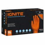Γάντια Νιτριλίου Aurelia Ignite πορτοκαλί - Image 2