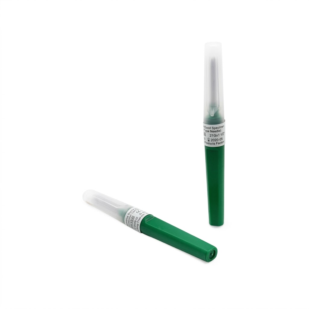 iatromed-vacu-g21-serix-3 Βελόνες vacutainer G21 x 1 1/2, πράσινες (100τεμ) - Image 1