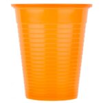 Οδοντ. Ποτηράκια Soft Care - 180 ml - Πορτοκαλί (100 τμχ) - Image 3