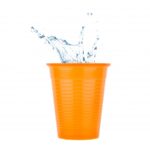 Οδοντ. Ποτηράκια Soft Care - 180 ml - Πορτοκαλί (100 τμχ) - Image 2