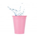 Οδοντ. Ποτηράκια Soft Care - 180 ml - Ροζ (100 τμχ) - Image 2