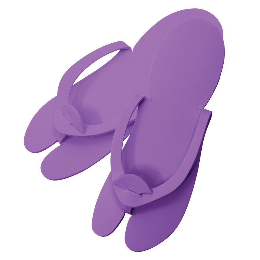 Iatromed 121031PU-900x900 Σαγιονάρες πεντικιούρ "EVA" Soft Care μωβ (12 ζεύγη) - Image 1