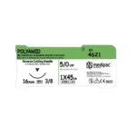 Ράμμα POLYAMID 5/0 45cm, 16mm 3/8 Κόπτουσα (24τεμ)