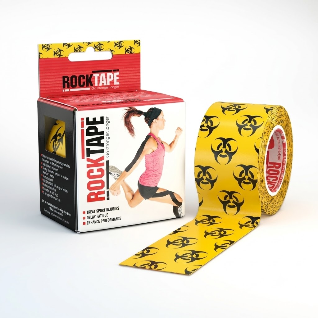 IATROMED_BIOHAZARD_RockTape_Standard_Roll Kinesiology RockTape STD Biohazard - Image 1