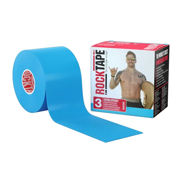 IATROMED_blue_RockTape_Extra Sticky_Roll Kinesiology RockTape Extra Sticky Blue - Image 1