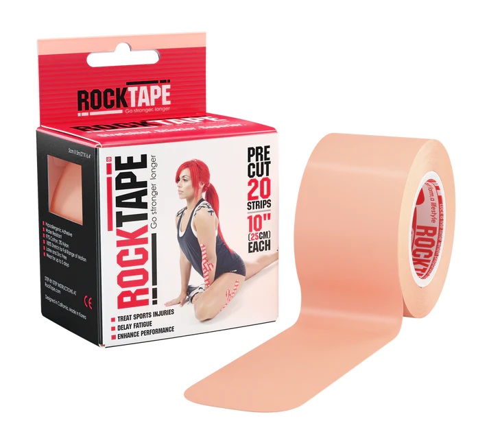 IATROMED_precut_mpez_RockTape_Standard_Roll Kinesiology RockTape Precut Beige - Image 1