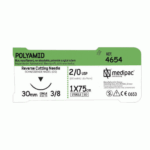 Ράμμα POLYAMID 2/0 75cm, 30mm 3/8 Κόπτουσα (24τεμ)