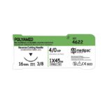 Ράμμα POLYAMID 4/0 45cm, 16mm 3/8 Κόπτουσα (24τεμ)