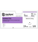 Ράμμα PGA 4/0 45cm 19mm 3/8 του κύκλου, Κόπτουσα (24τεμ)