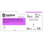 Ράμμα NEOSORB RAPID 4/0 45εκ. 16χιλ. 3/8 κύκλου,κόπτουσα (24τεμ)