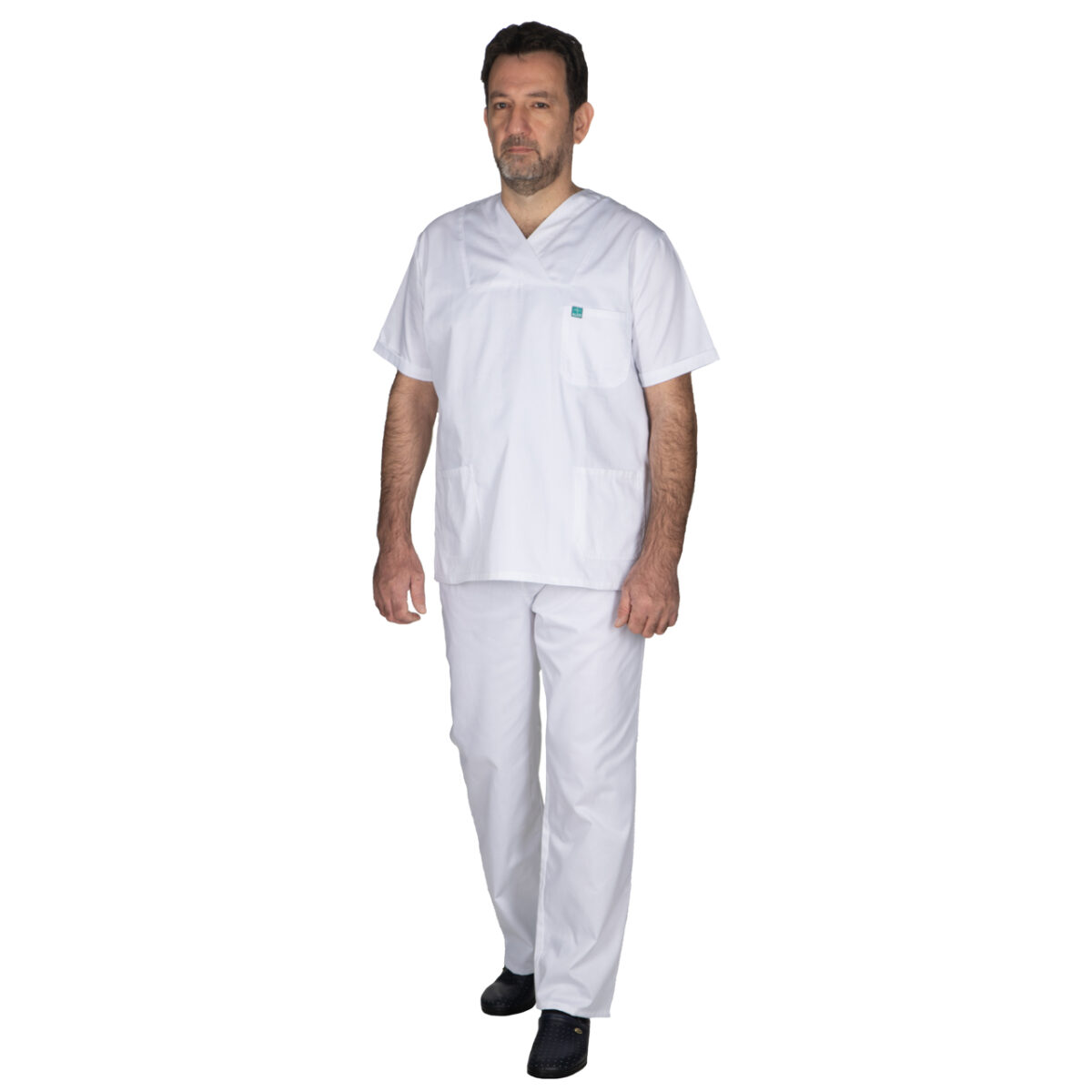 Ιατρική Στολή Unisex – Λευκό - Image 2