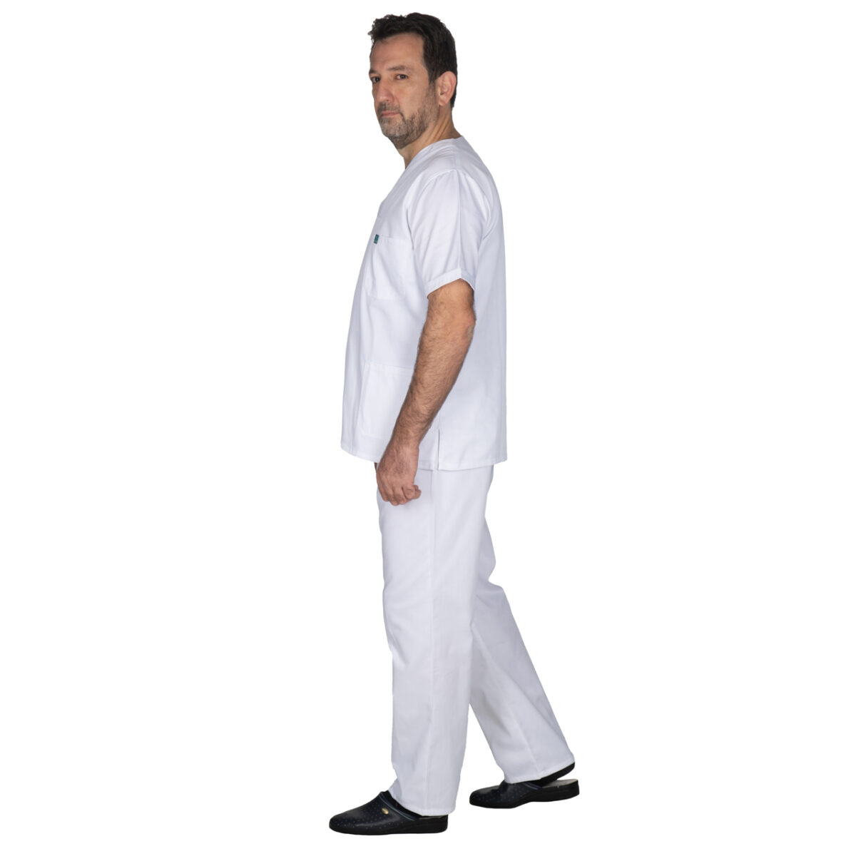 Ιατρική Στολή Unisex – Λευκό - Image 3