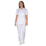 Ιατρική Στολή Unisex – Λευκό - Image 7