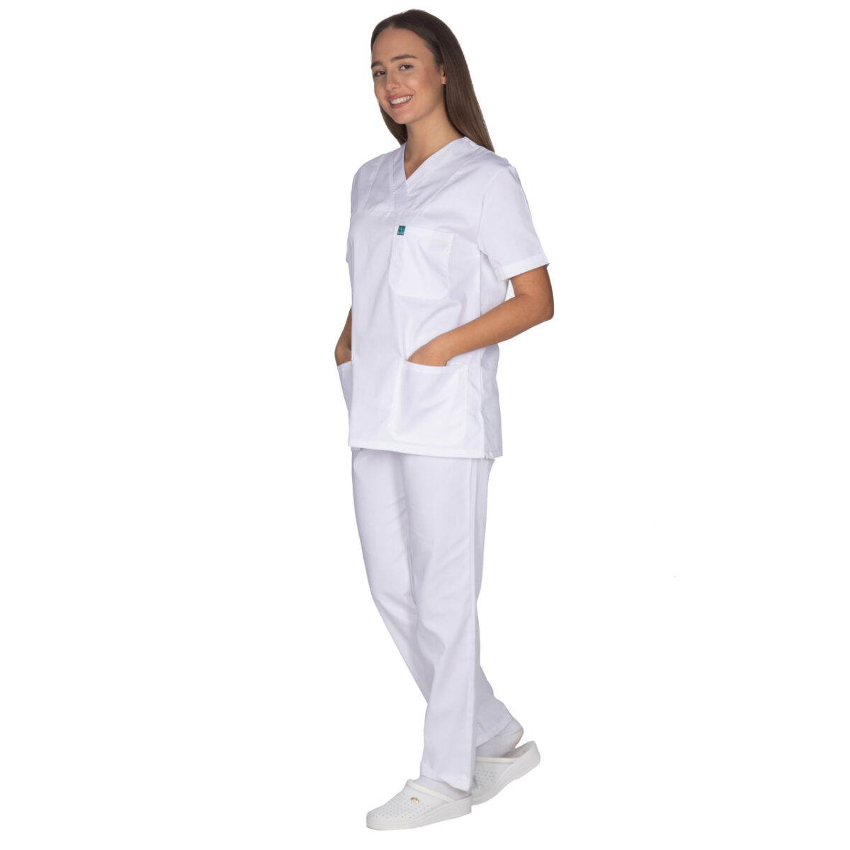 Ιατρική Στολή Unisex – Λευκό - Image 8