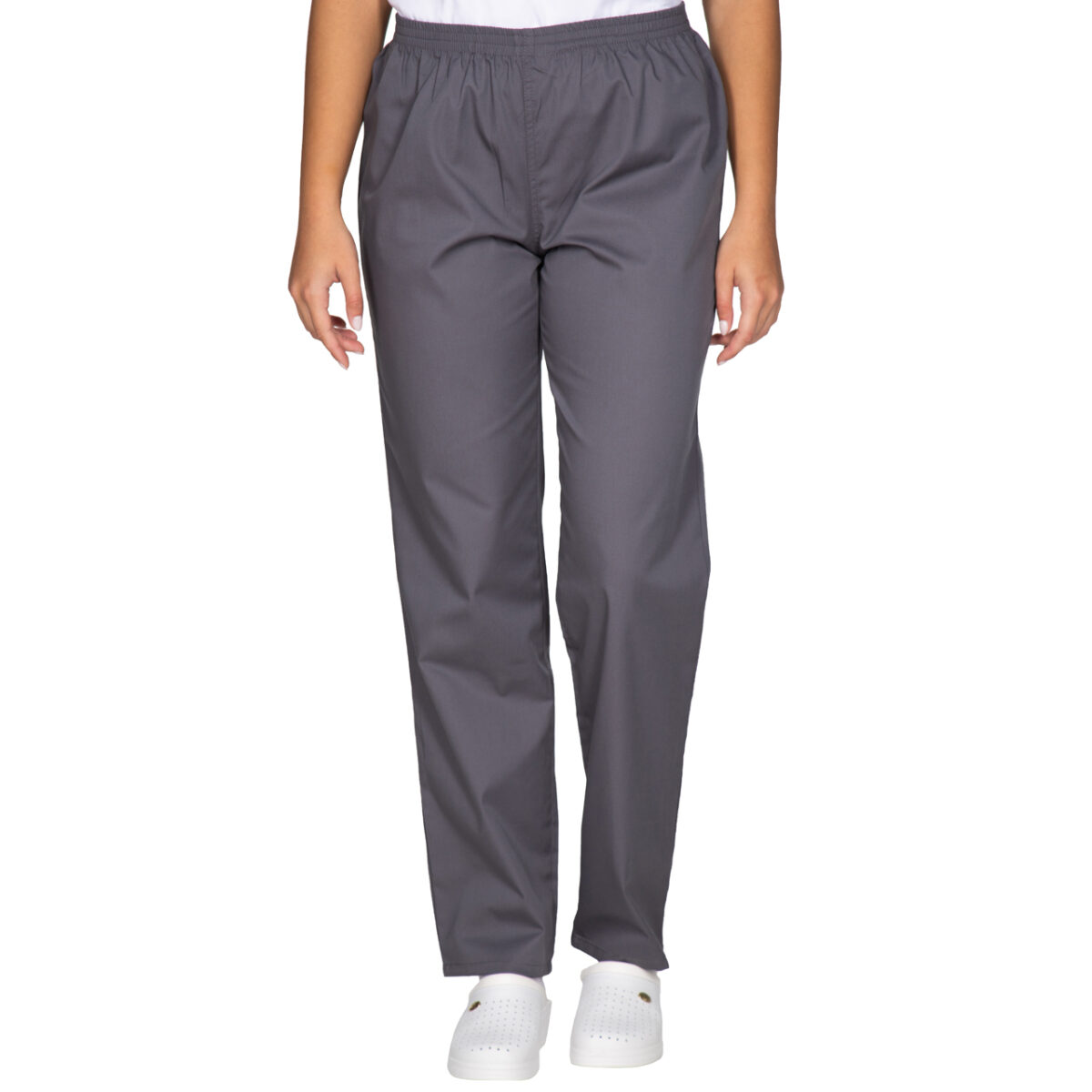 Ιατρική Στολή Unisex – Λευκό – Γκρί - Image 12