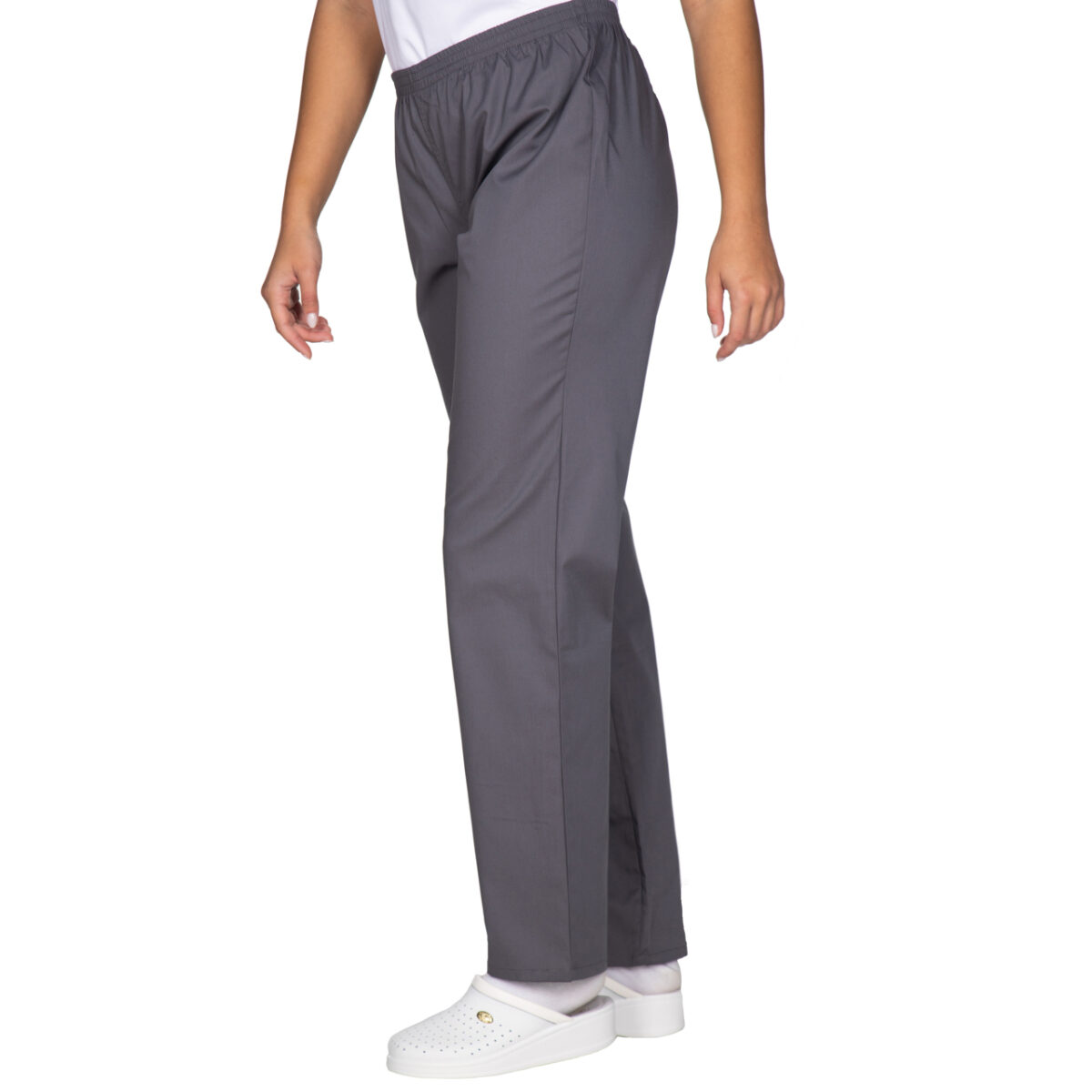 Ιατρική Στολή Unisex – Λευκό – Γκρί - Image 13