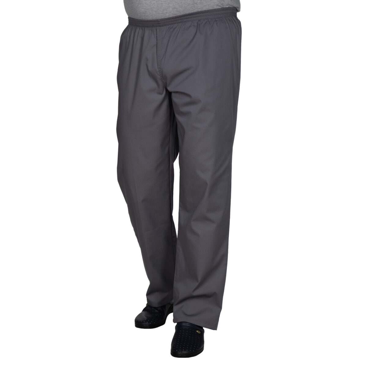 Ιατρική Στολή Unisex – Λευκό – Γκρί - Image 5
