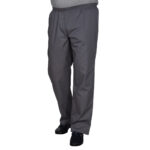 Ιατρική Στολή Unisex – Λευκό – Γκρί - Image 5