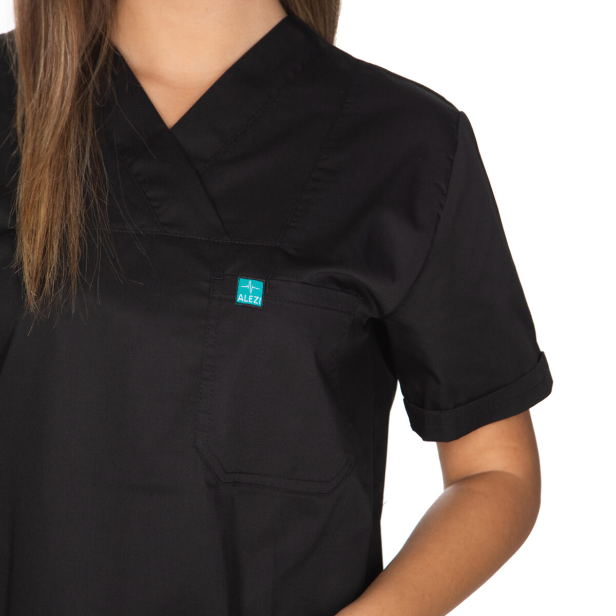 Ιατρική Στολή Unisex – Μαύρο - Image 11