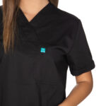 Ιατρική Στολή Unisex – Μαύρο - Image 11