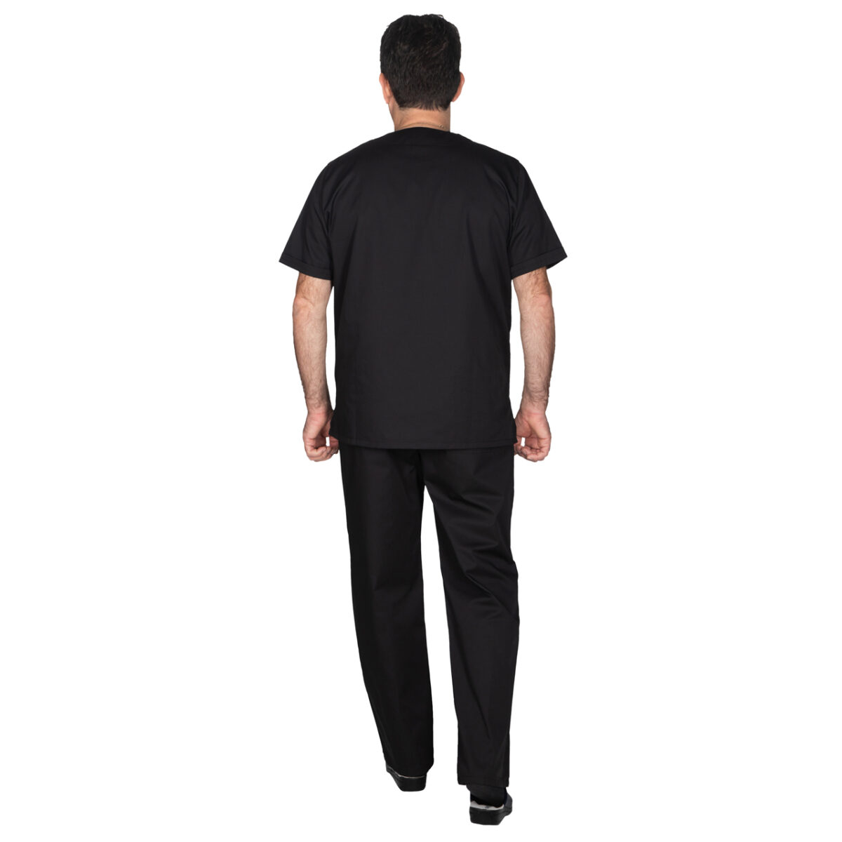 Ιατρική Στολή Unisex – Μαύρο - Image 4