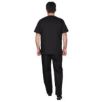 Ιατρική Στολή Unisex – Μαύρο - Image 4