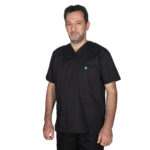 Ιατρική Στολή Unisex – Μαύρο - Image 5