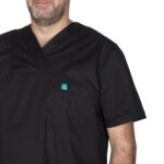 Ιατρική Στολή Unisex – Μαύρο - Image 6