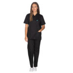 Ιατρική Στολή Unisex – Μαύρο - Image 7