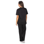 Ιατρική Στολή Unisex – Μαύρο - Image 9