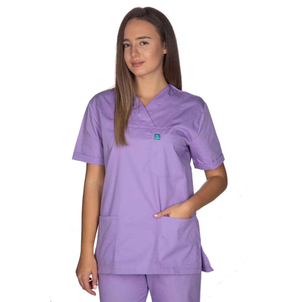 Ιατρική Στολή Unisex – Μωβ - Image 10