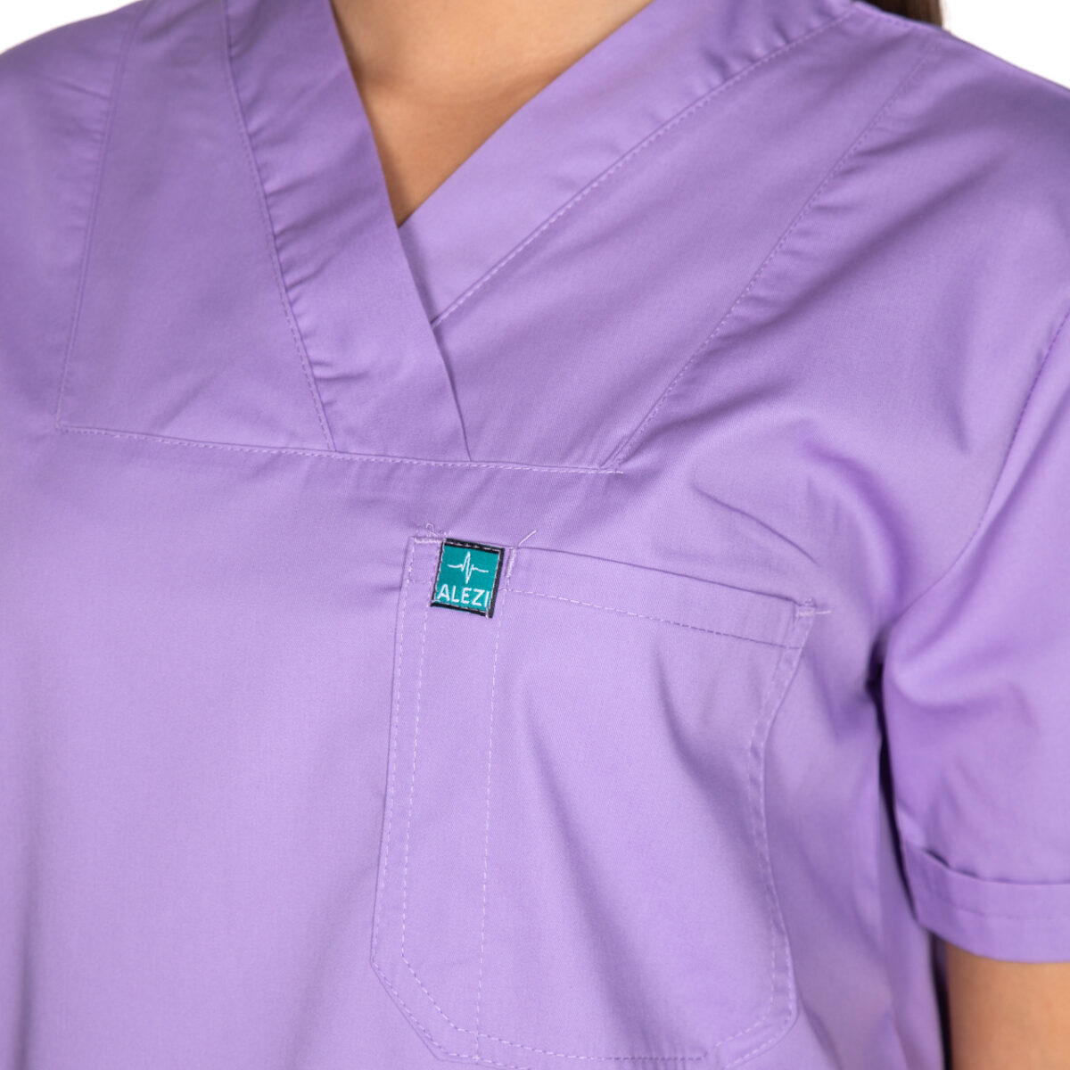 Ιατρική Στολή Unisex – Μωβ - Image 11