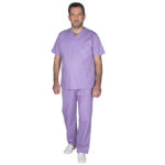 Ιατρική Στολή Unisex – Μωβ - Image 2