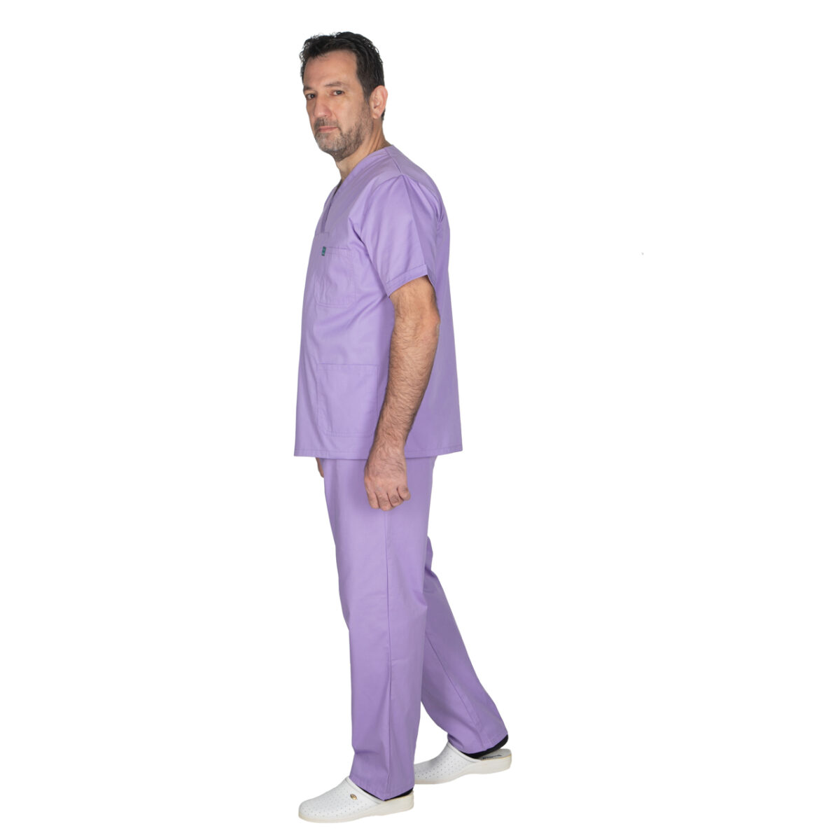 Ιατρική Στολή Unisex – Μωβ - Image 3
