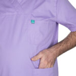 Ιατρική Στολή Unisex – Μωβ - Image 6