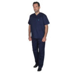 Ιατρική Στολή Unisex – Σκούρο Μπλέ - Image 2
