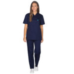 Ιατρική Στολή Unisex – Σκούρο Μπλέ - Image 7