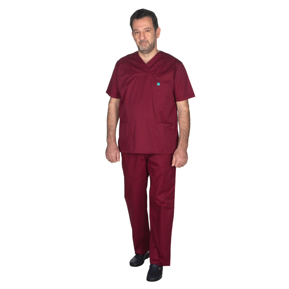 Ιατρική Στολή Unisex – Μπορντό - Image 2