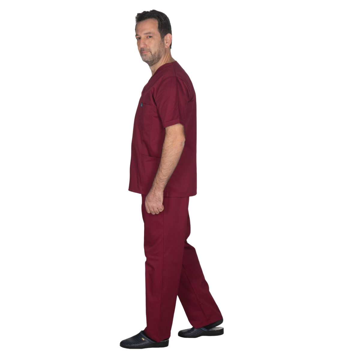 Ιατρική Στολή Unisex – Μπορντό - Image 3