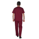Ιατρική Στολή Unisex – Μπορντό - Image 4