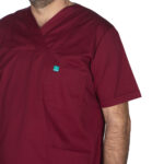 Ιατρική Στολή Unisex – Μπορντό - Image 6