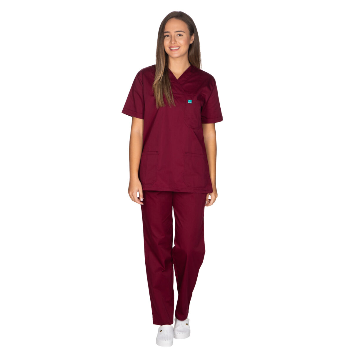 Ιατρική Στολή Unisex – Μπορντό - Image 7