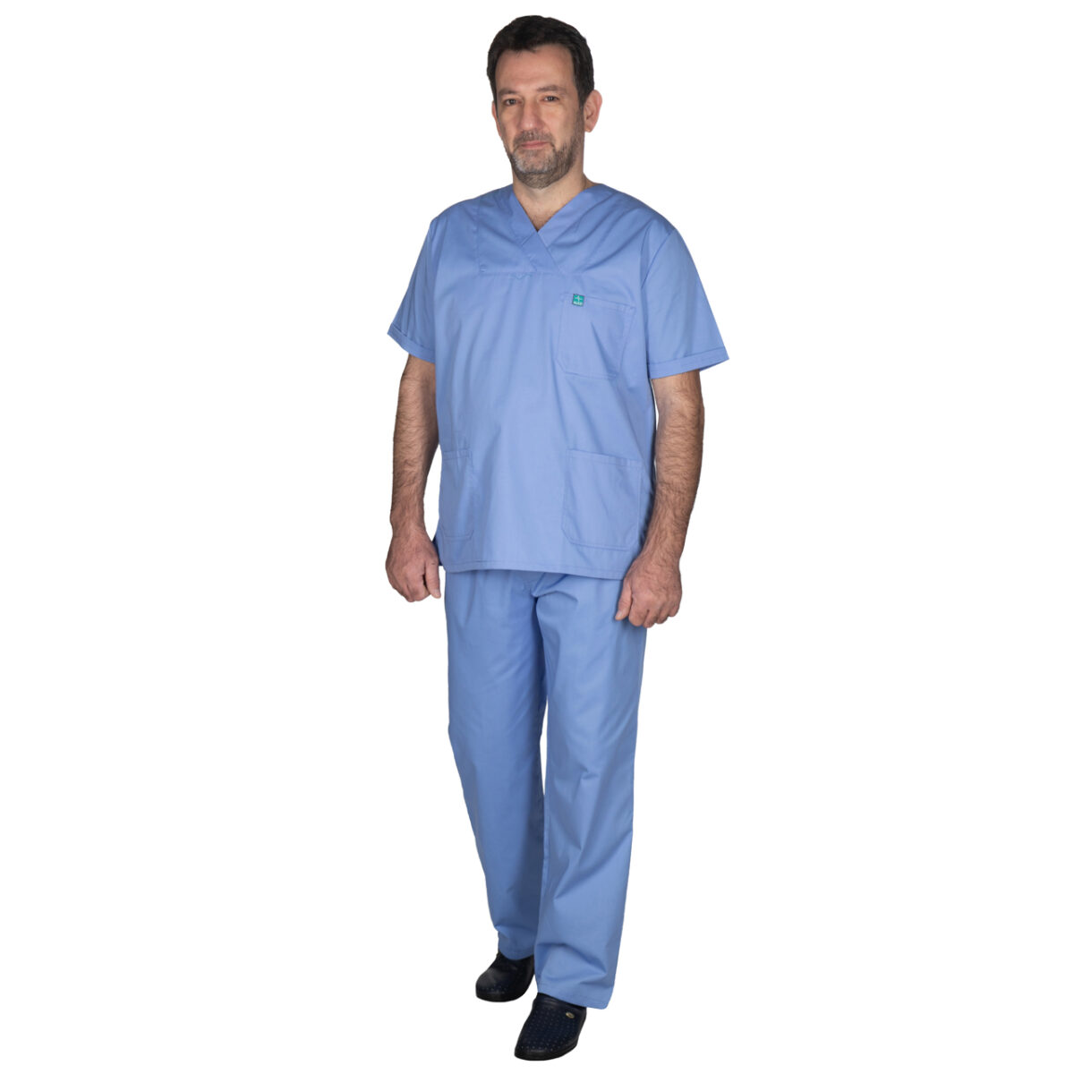 Ιατρική Στολή Unisex – Σιέλ - Image 2