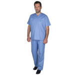Ιατρική Στολή Unisex – Σιέλ - Image 2